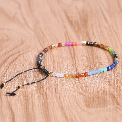 Celestial Balance: 12 Constellations Seven Chakra Energy Bracelet
